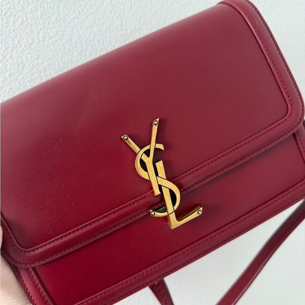 YSL Solferino Medium Satchel – Limited Edition Rouge Opyum